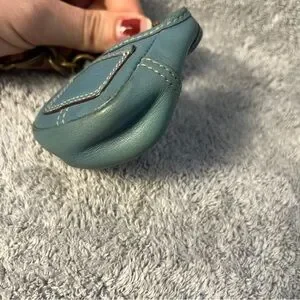 Coach | Bags | Vintage Coach Mini Ergo Teal Key Fob Keychain Purse